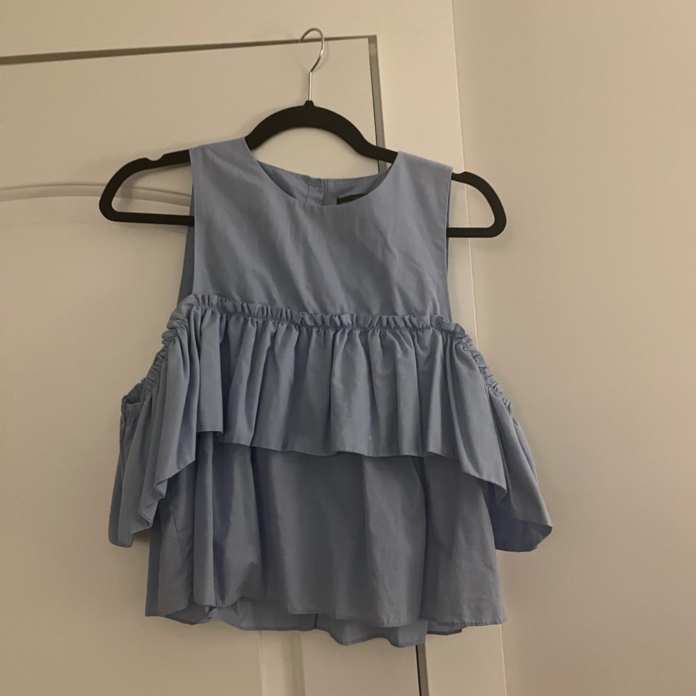 Zara ruffle top